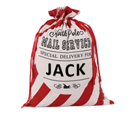 Red Christmas Sack